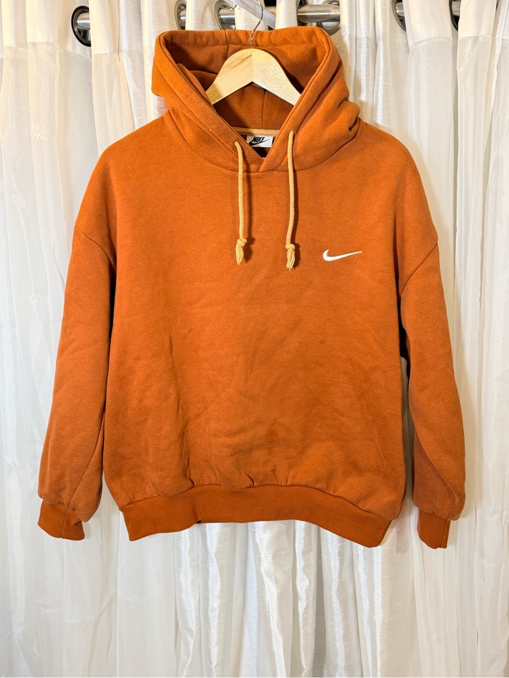Nike Rust Orange Pullover Hoodie